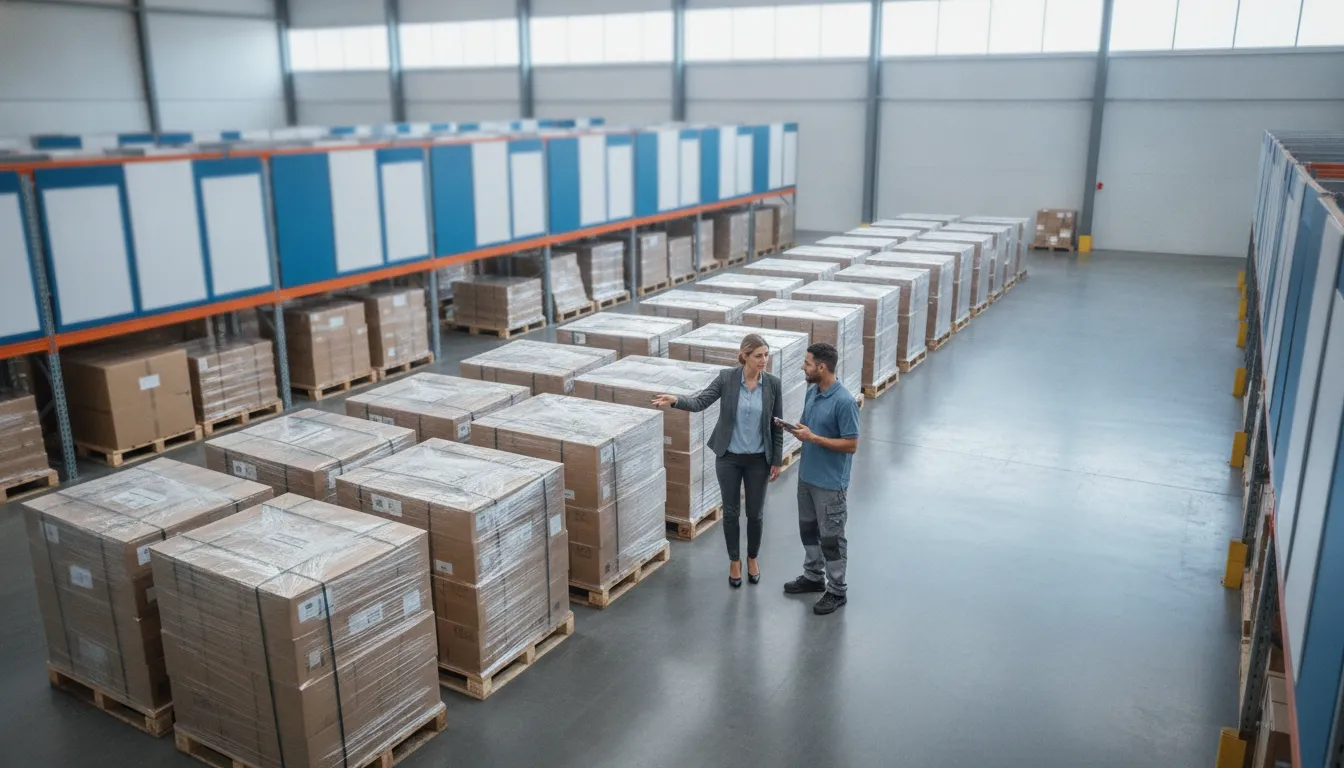 Wholesale warehouse order management in a distribution warehouse